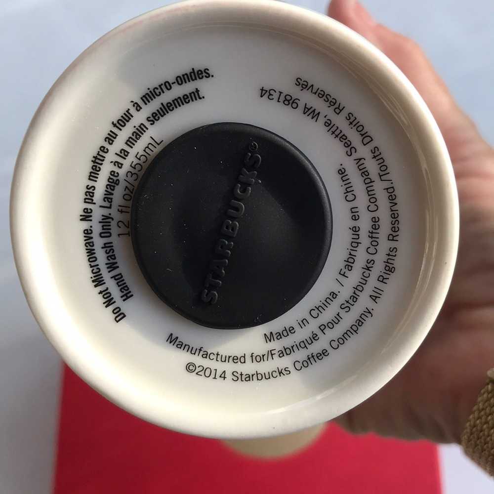Starbucks 2014 mermaid 12oz ceramic cup - Picture 5 of 5